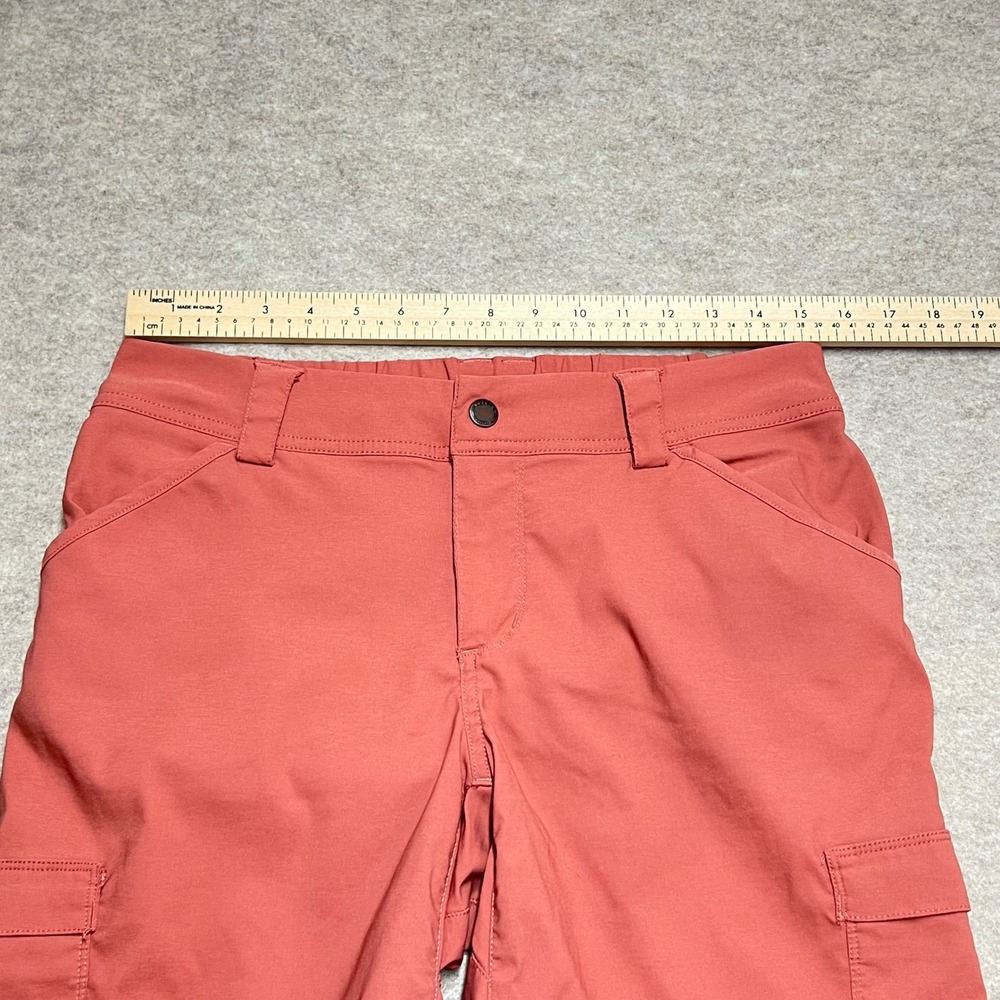 Duluth Trading Co Dry on the Fly Cargo Shorts Womens 8 Clay Red 10" Inseam EUC - Picture 6 of 8